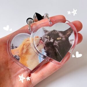 Llaveros de figura con mini foto